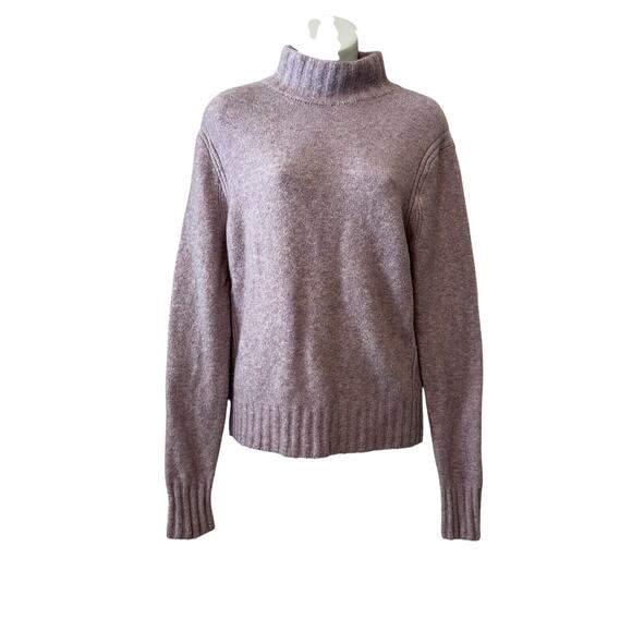J.CREW turtle neck super soft sweater lavender wool, nylon, alpaca blend casual - Picture 1 of 10